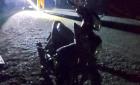 Motociclista ebrio sufre accidente