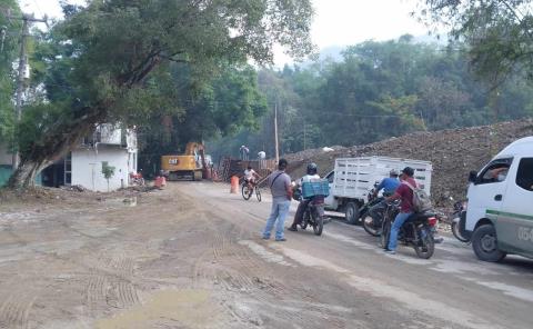 Precaución por trabajos en Apanco