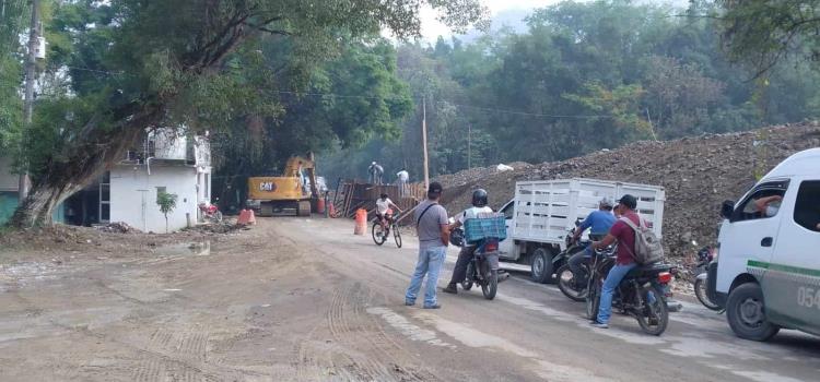 Precaución por trabajos en Apanco