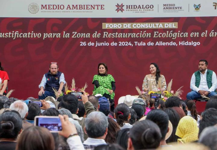 Realizan foro participativo previo a la declaración de Zona de Restauración Ecológica en Tula