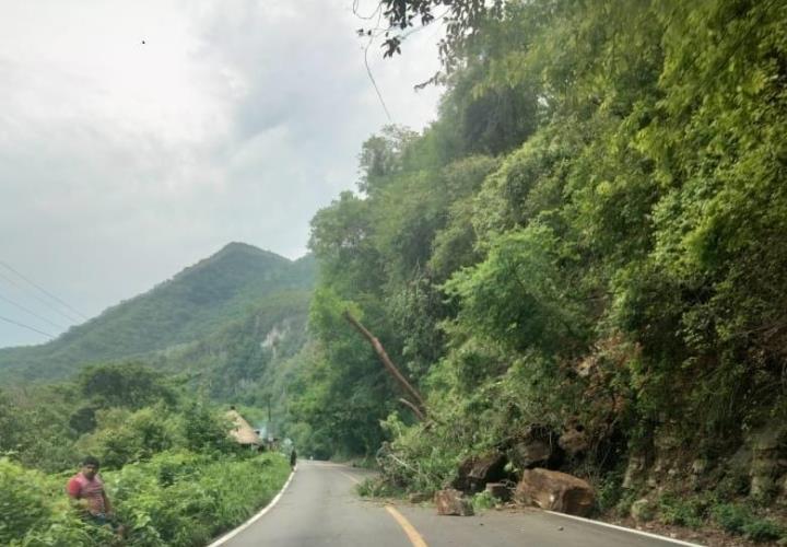 Derrumbes en carreteras pararon la circulación