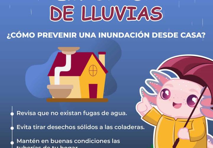 CEAA informa a la población sobre las medidas a tomar con las lluvias de los siguientes días