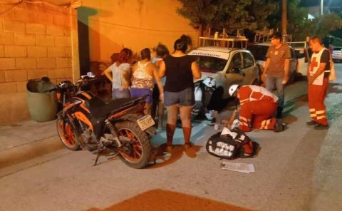 LESIONADOS 4 MOTOCICLISTAS
