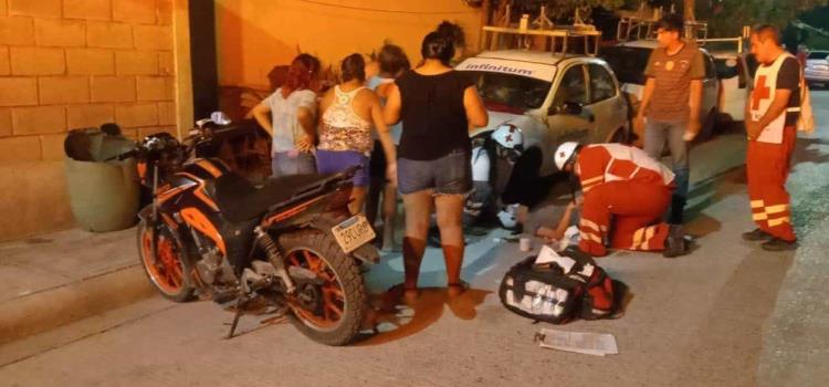 LESIONADOS 4 MOTOCICLISTAS