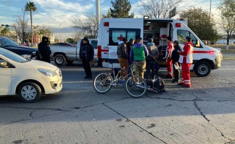 Mujer sufrió accidente   
