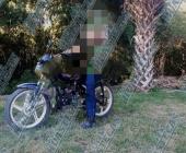 Roban una motocicleta