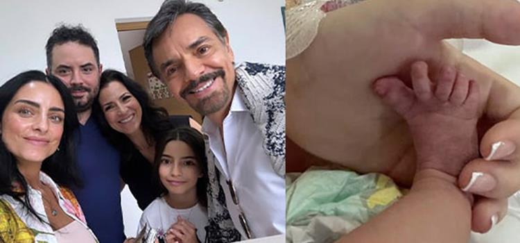 Nace Tessa, hija de José Eduardo Derbez y Paola Dalay; Aislinn comparte foto familiar