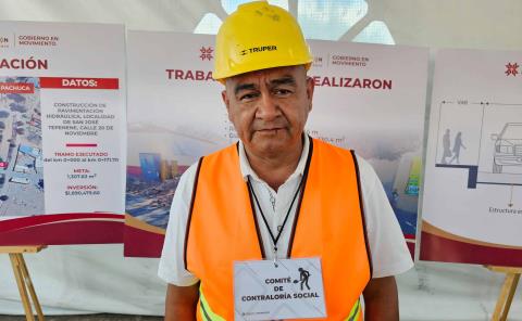 Obra de pavimentación en San José Tepenene, un beneficio para la comunidad
