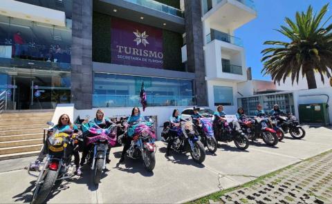 81 mujeres recorrerán Hidalgo en motocicleta

