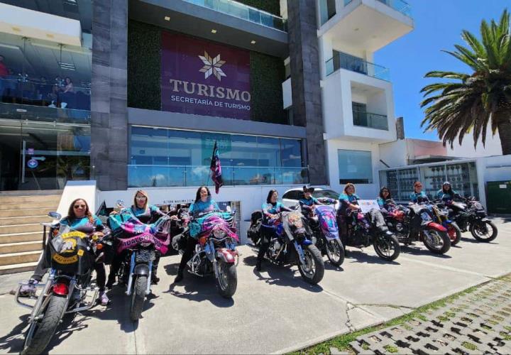 81 mujeres recorrerán Hidalgo en motocicleta