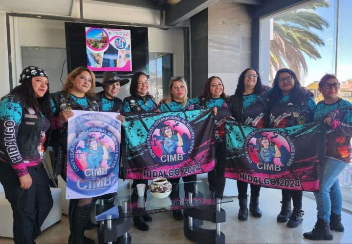 81 mujeres recorrerán Hidalgo en motocicleta