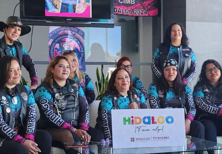 81 mujeres recorrerán Hidalgo en motocicleta