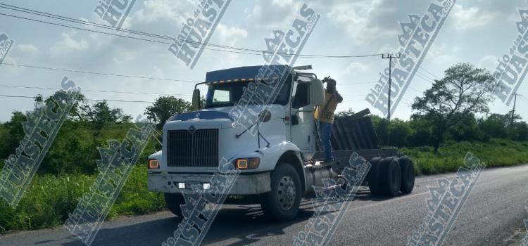 Se desprendió plataforma de tráiler