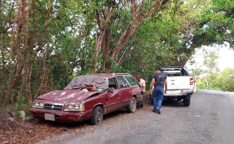 Herido en volcadura