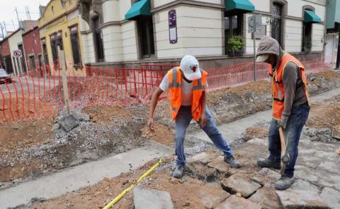 Avanzan obras en Paseo Esmeralda 
