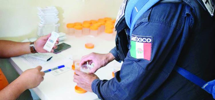 Antidoping a policías