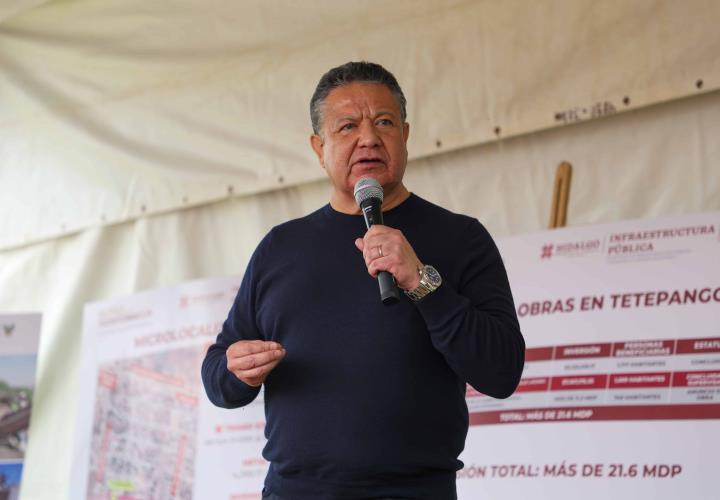 Supervisa Menchaca Salazar obra pública en Tetepango