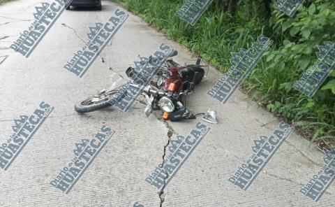 Cafre del volante 
arrolló a motociclista
