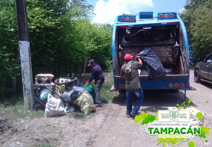 Continúa campaña de descacharrización en Tampacán