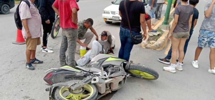 Herido en choque otro motociclista       