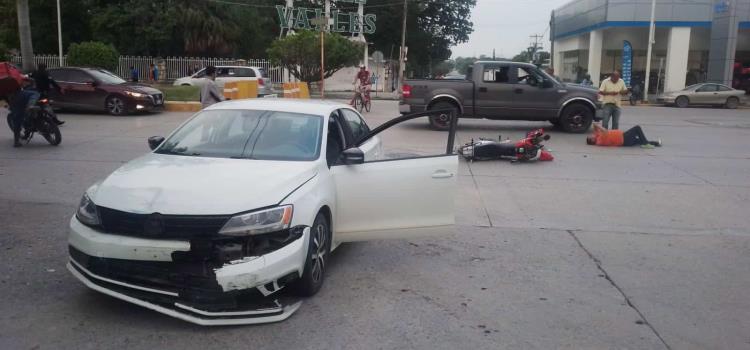 LESIONADO UN MOTOCICLISTA