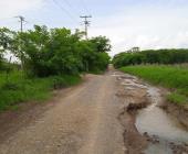 Deshechos caminos en las comunidades