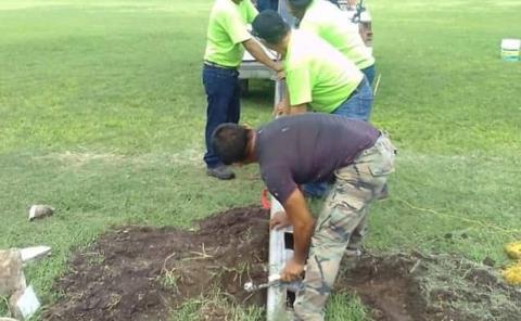 Realizan trabajos en campo Ébano