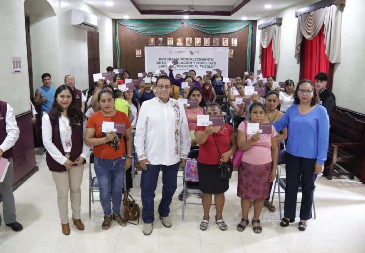 Llevaron apoyos a la población prioritaria, del Programa de Fortalecimiento a la Vinculación y Movilidad Laboral