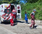 CICLISTA HERIDO POR UNA MOTO