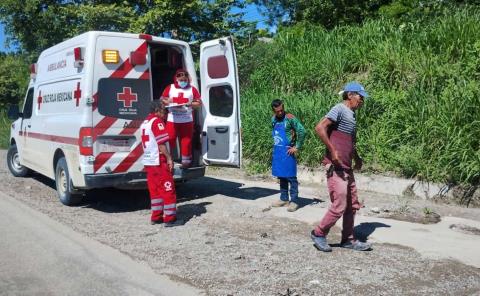 CICLISTA HERIDO POR UNA MOTO