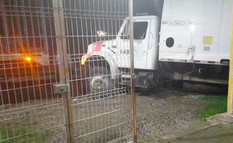 Servicio de limpia Afectado por lluvias