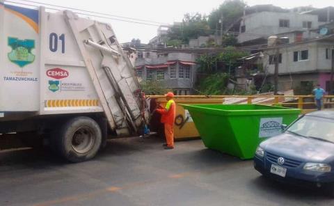 Piden sanción para quien contamine contenedores 
