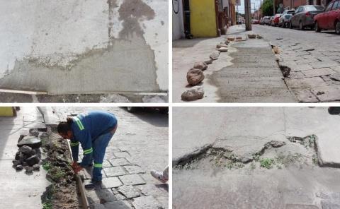 Mejoran calles en el Centro Histórico 
