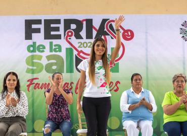 Ruth Gonzales asistió A la Feria de la salud  