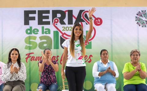 Ruth Gonzales asistió A la Feria de la salud  