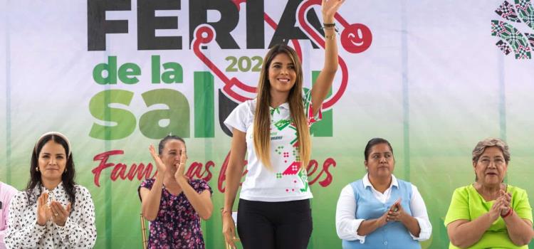 Ruth Gonzales asistió A la Feria de la salud  