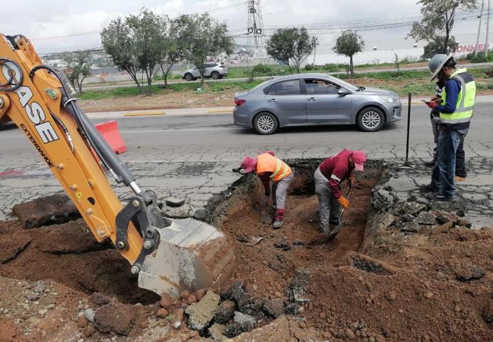 SIPDUS atiendeasentamiento en bulevar Felipe ÁngelesSIPDUS atiende asentamiento en bulevar Felipe Ángeles