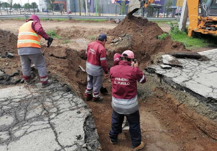 SIPDUS atiendeasentamiento en bulevar Felipe ÁngelesSIPDUS atiende asentamiento en bulevar Felipe Ángeles