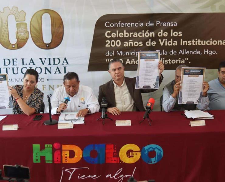Tula de Allende conmemora 200 años de vida institucional