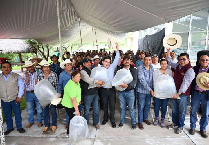 Acuicultores hidalguenses han recibido más de 9 millones de crías de peces de diferentes especies