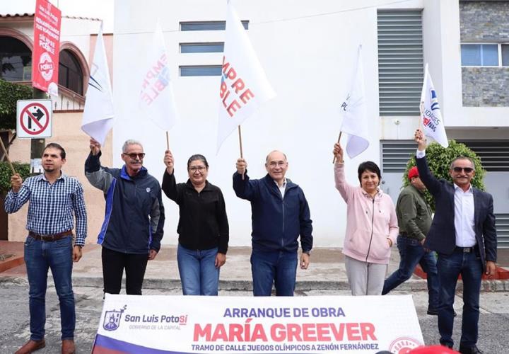 Iniciaron rehabilitación de calle ´Maria Greever´