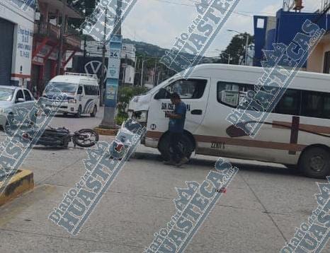 Choque dejó un lesionado