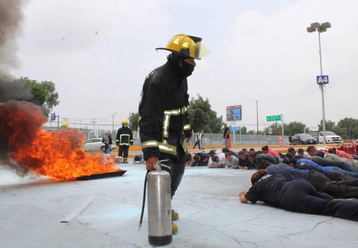 Personal de la PIBEH se capacita para actuar en caso de incendios