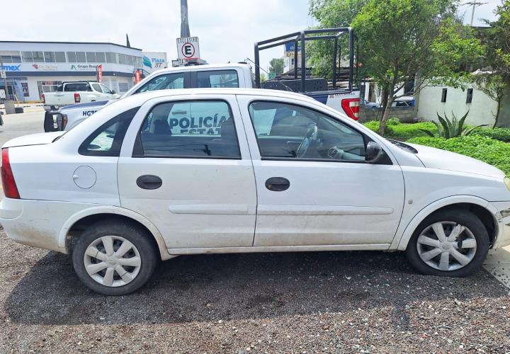 Policía Estatal recupera vehículos con reporte de robo