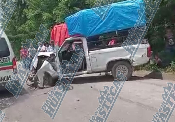 Chocó camión VS camioneta