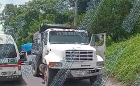 Chocó camión VS camioneta
