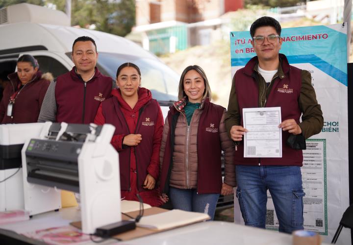 Gobierno de Hidalgo impulsa acciones para garantizar el derecho a la identidad