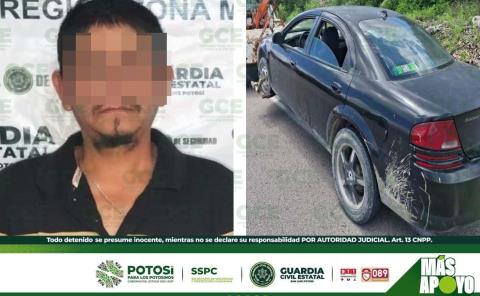 Paisano preso por manejar borracho