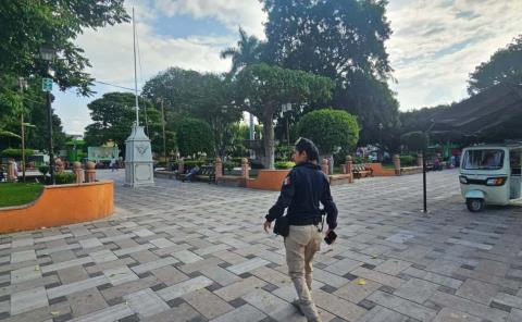 Refuerzan vigilancia en la zona centro 
