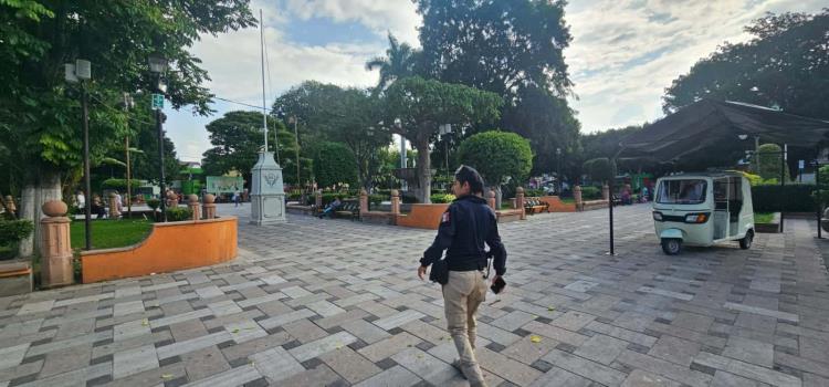 Refuerzan vigilancia en la zona centro 